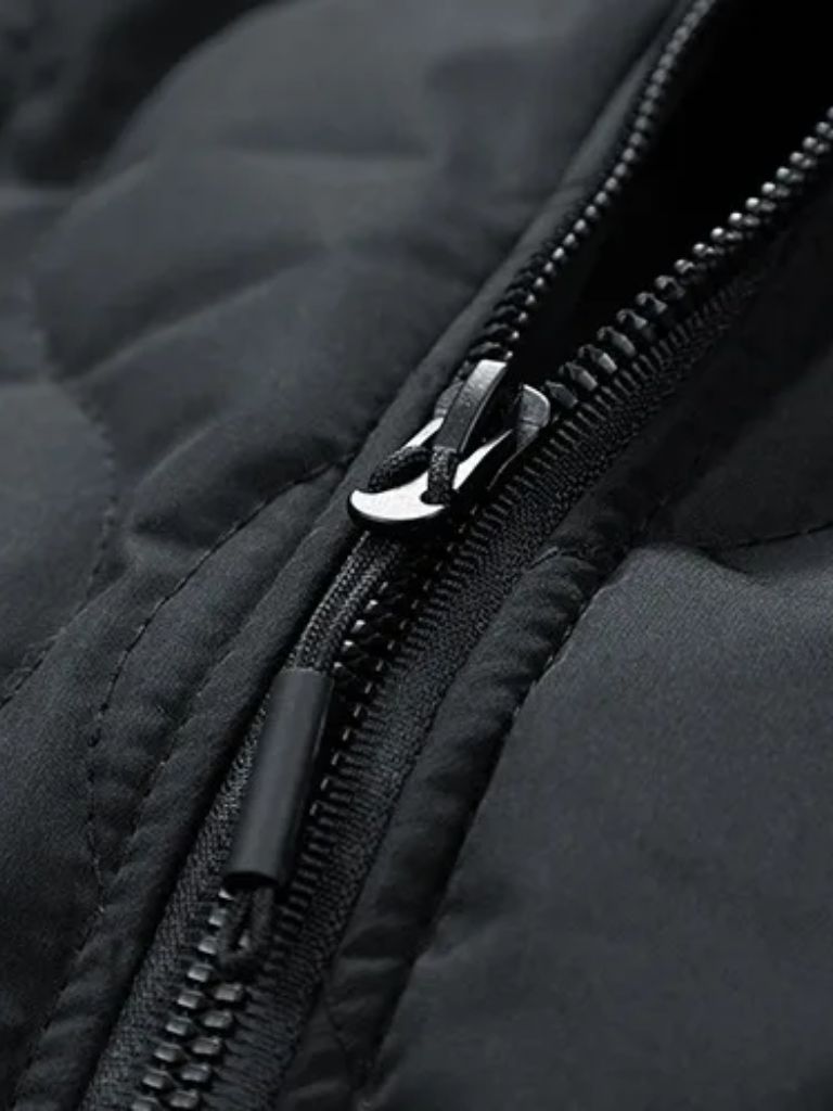 Sherpa Sleeves Padded Bomber Jacket - Verocci Essentials