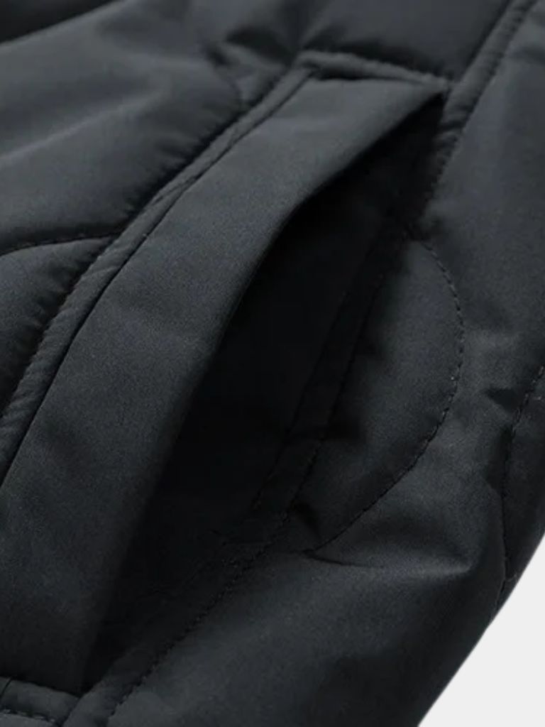 Sherpa Sleeves Padded Bomber Jacket - Verocci Essentials