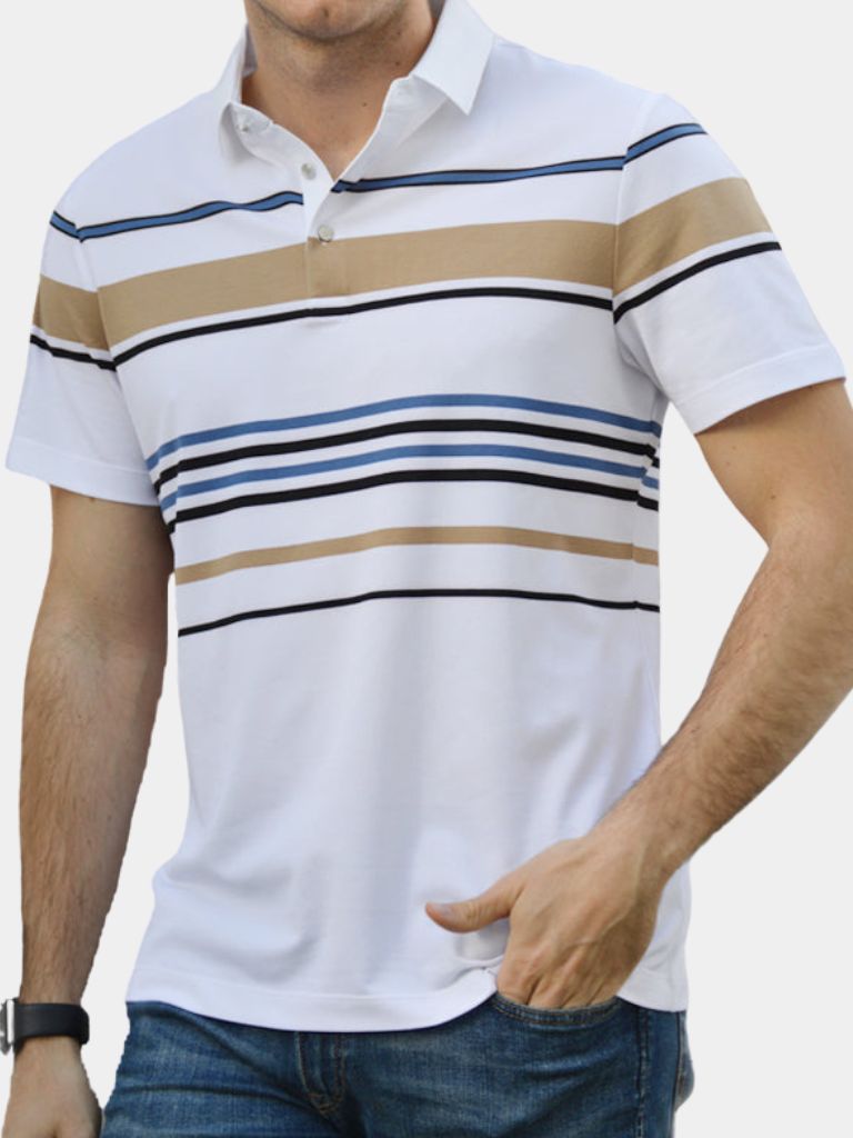 Sunset Stripe Polo – Verocci Essentials