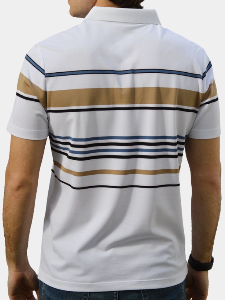 Sunset Stripe Polo – Verocci Essentials