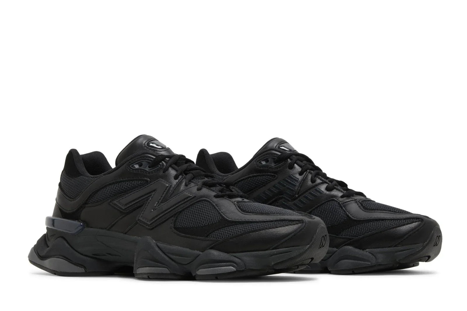 9060 "Triple Black Suede Patent"