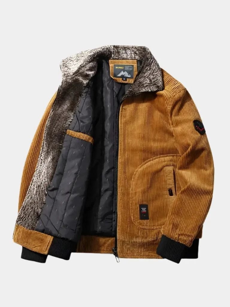 Thermal Windbreaker Corduroy Jacket - Verocci Essentials