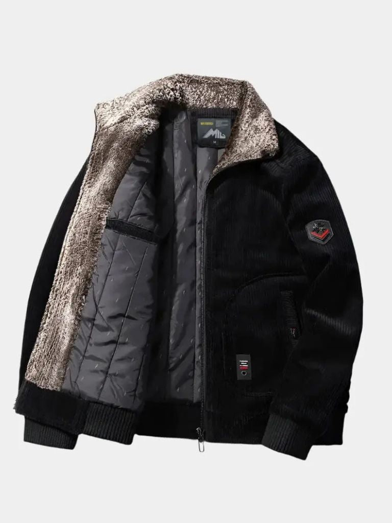 Thermal Windbreaker Corduroy Jacket - Verocci Essentials
