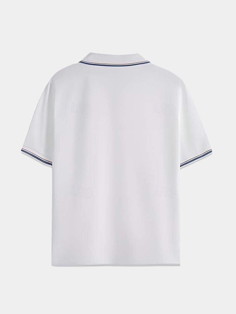 Timeless Black V-Neck Polo - Verocci Essentials