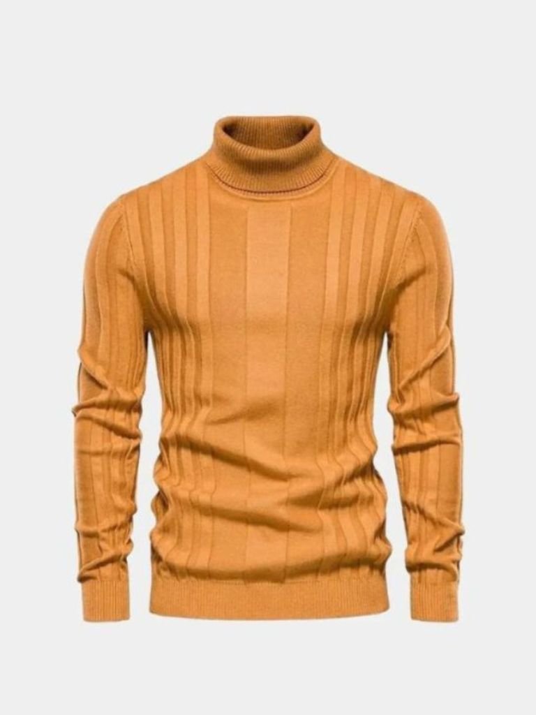 Turtleneck Knitwear Pullover Sweater - Verocci Essentials