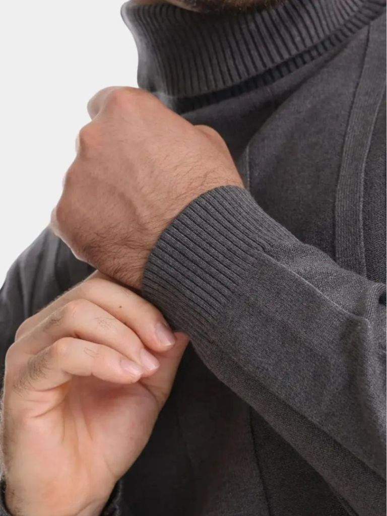Turtleneck Knitwear Pullover Sweater - Verocci Essentials