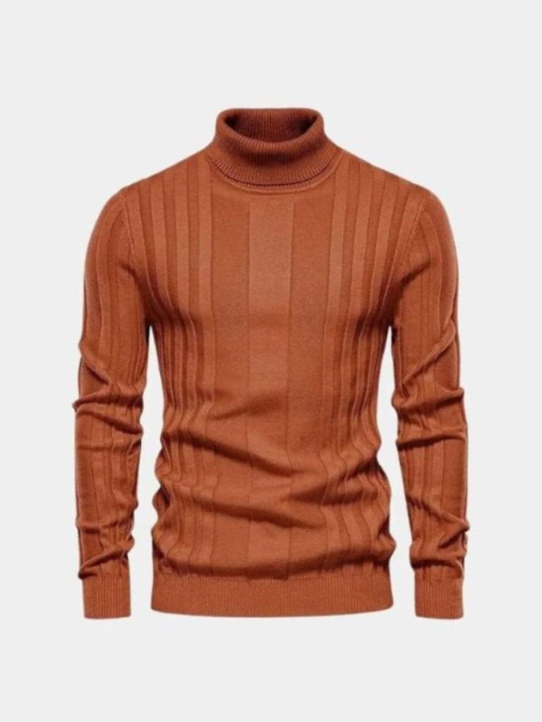 Turtleneck Knitwear Pullover Sweater - Verocci Essentials