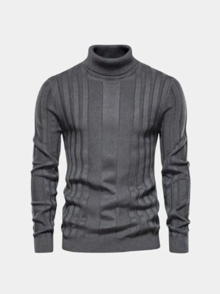 Turtleneck Knitwear Pullover Sweater - Verocci Essentials