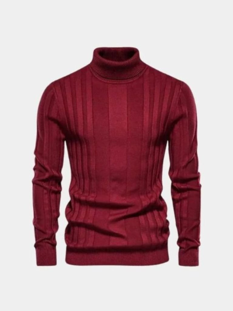 Turtleneck Knitwear Pullover Sweater - Verocci Essentials