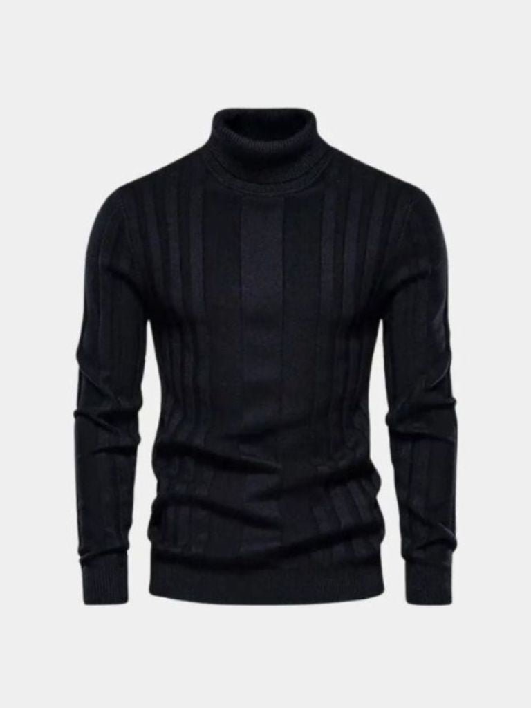 Turtleneck Knitwear Pullover Sweater - Verocci Essentials