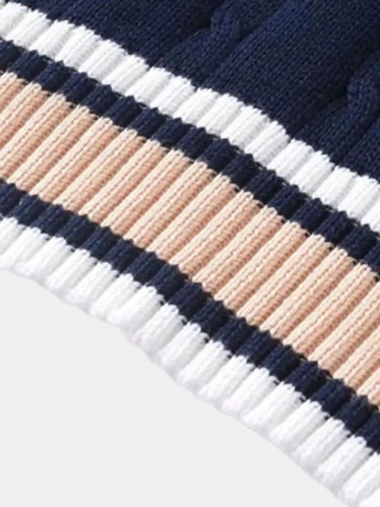 V Neck Elegant Knit Vest - Verocci Essentials