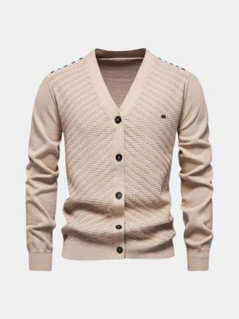 V Neck Knitwear Cardigan - Verocci Essentials