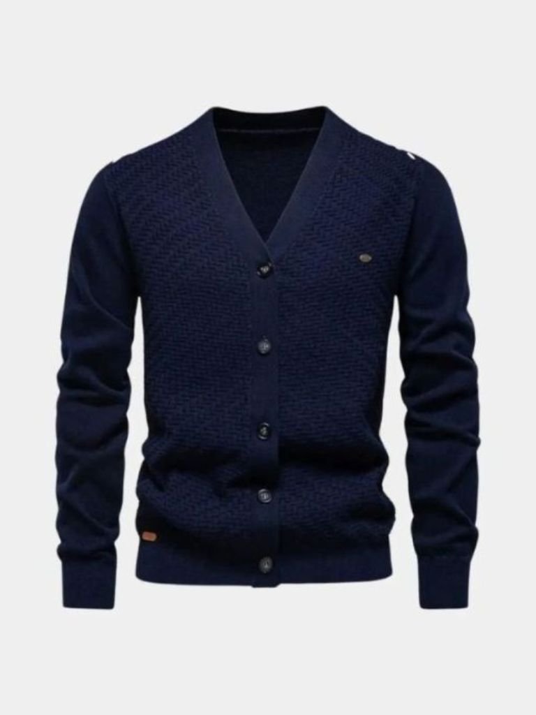 V Neck Knitwear Cardigan - Verocci Essentials