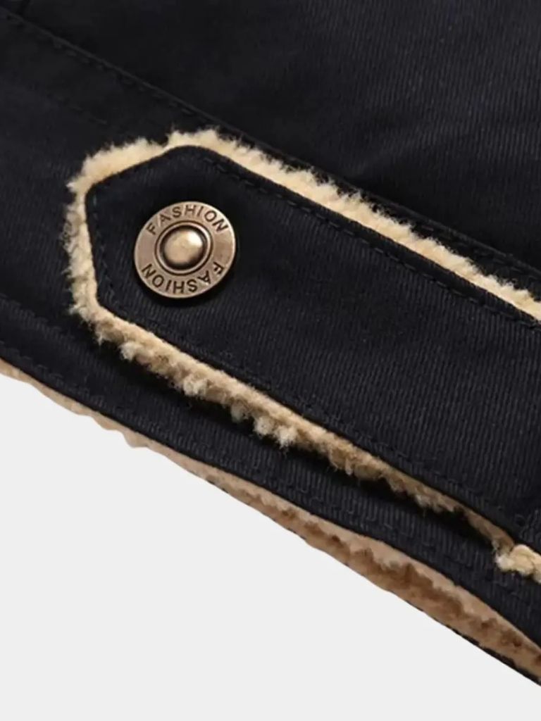 Vintage Fleece Bomber Jacket - Verocci Essentials