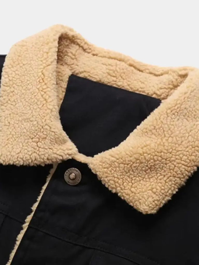 Vintage Fleece Bomber Jacket - Verocci Essentials