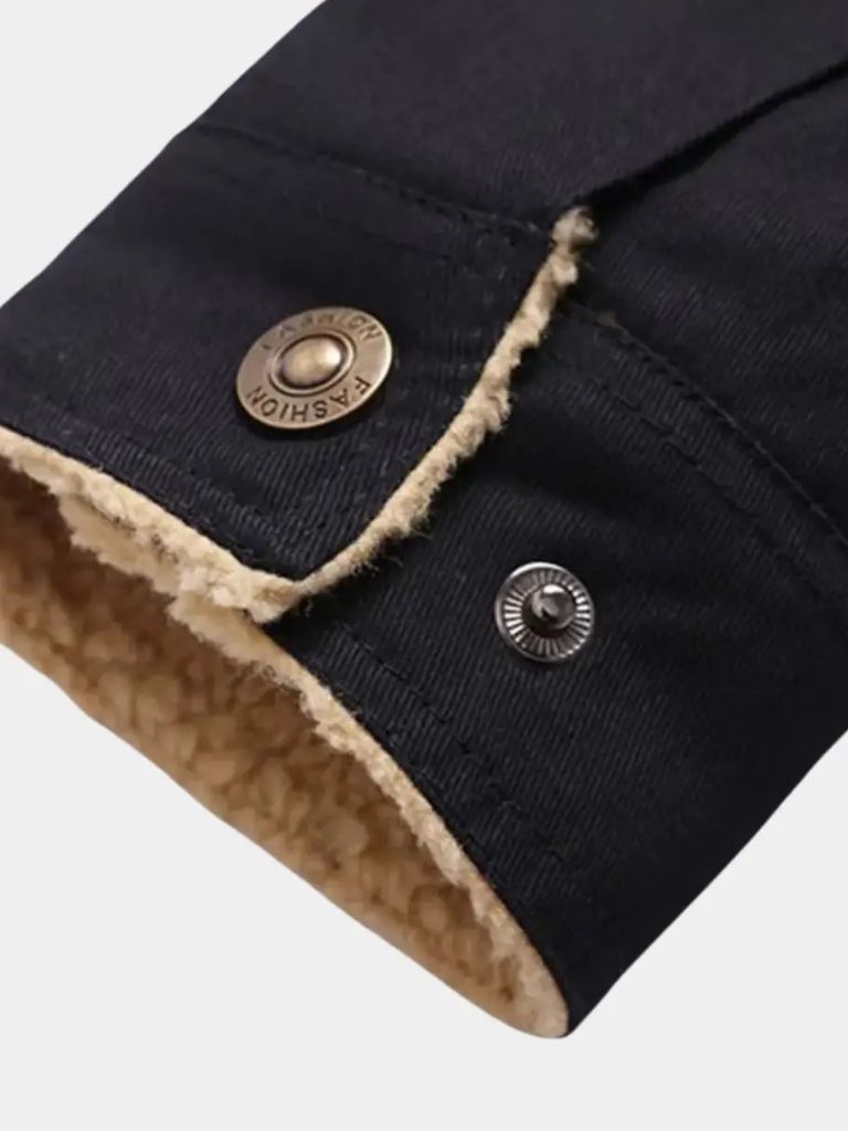 Vintage Fleece Bomber Jacket - Verocci Essentials