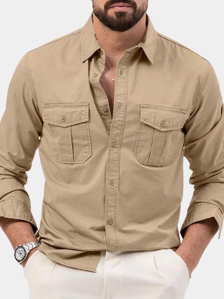 Vintage Long Sleeve Shirt - Verocci Essentials