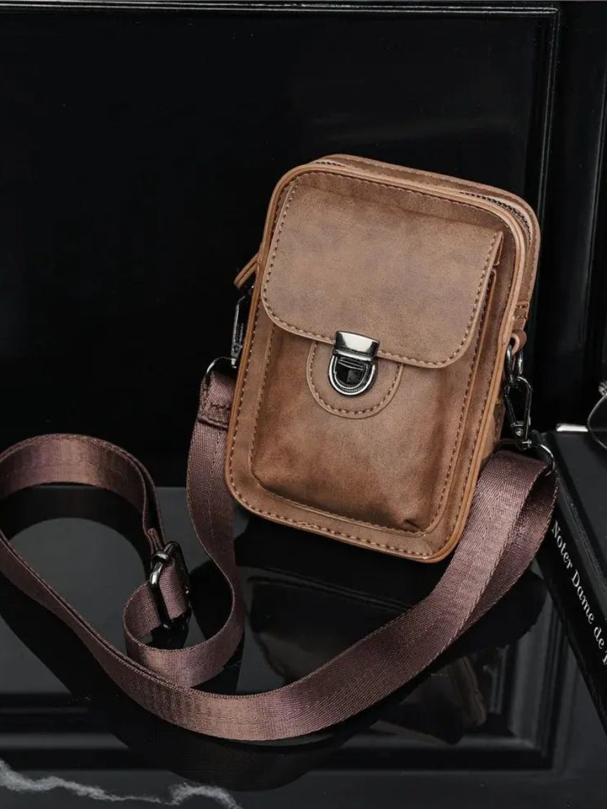 Vintage Mini Leather Crossbody Shoulder Bag - Verocci Essentials