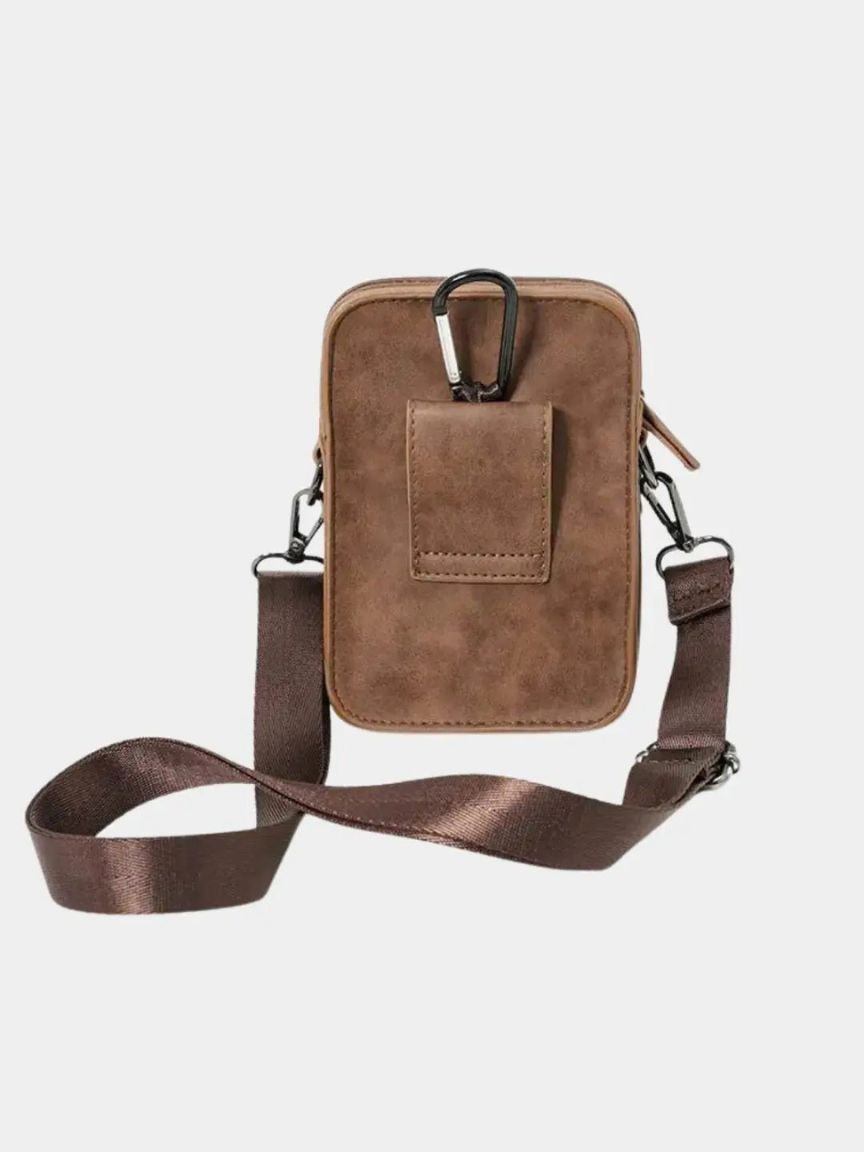 Vintage Mini Leather Crossbody Shoulder Bag - Verocci Essentials