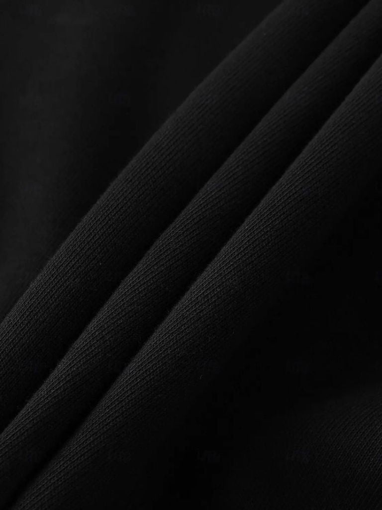 Zip Black Lapel Sports Sweatshirt - Verocci Essentials